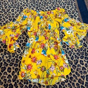 GORGEOUS Mustard Sun Dress